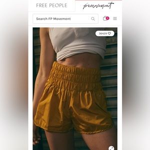 Free People Movement The Way Home short in color Honey Mallow